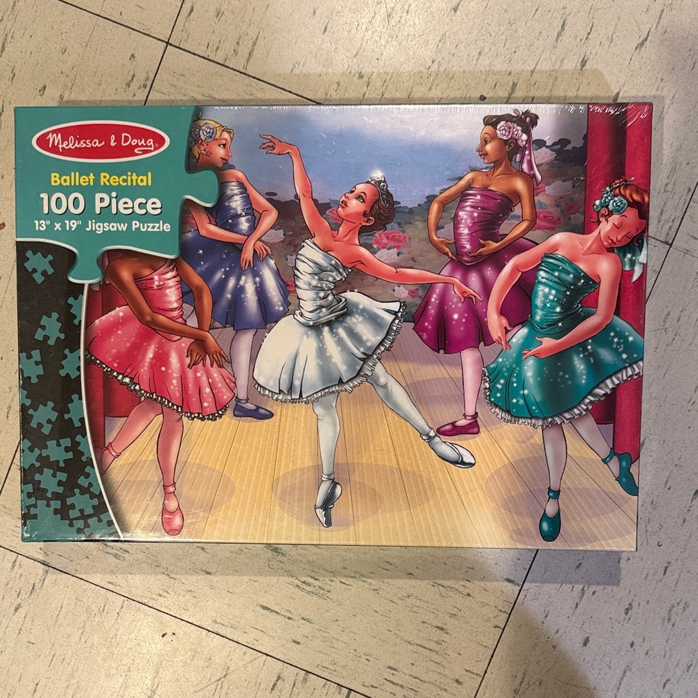 Melissa & Doug Ballet Recital Jigsaw Puzzle - Blue, Purple, Pink